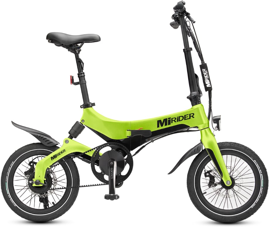 MiRiDER One GB3 Electric Folding Bike Acid Green