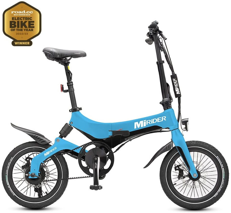 MiRiDER One GB3 Electric Folding Bike Azure Blue