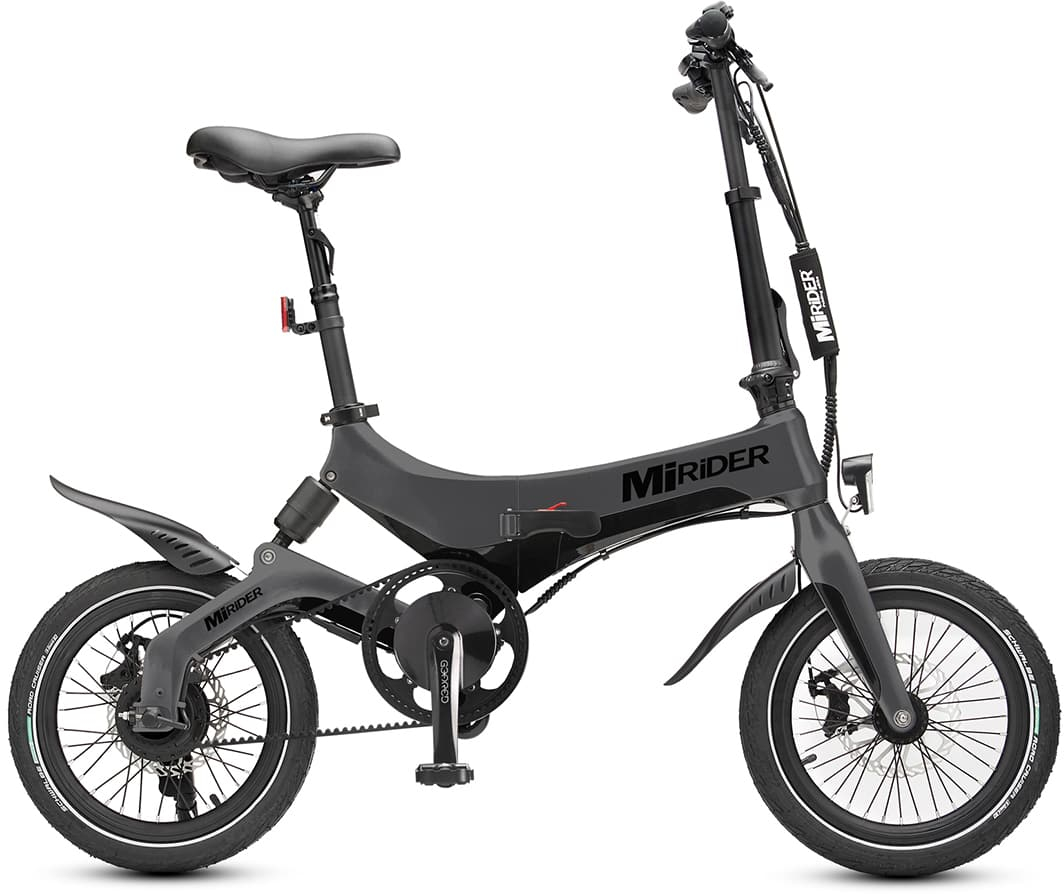 MiRiDER One GB3 Electric Folding Bike Onyx Grey