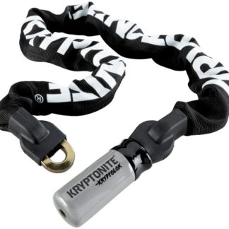 Kryptonite Kryptolok 995 Integrated Chain Lock - 9.5 mm X 95 cm Sold Secure Gold 95 CM Black / Silver