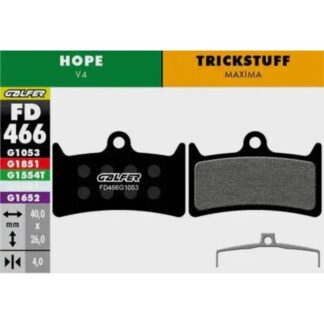Galfer Standard Bike Disc Brake Pad - Hope - V4 / Trickstuff - Maxima