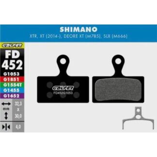 Galfer Standard Bike Disc Brake Pad - Shimano - XTR 2011/Deore XT M785/SLX M666