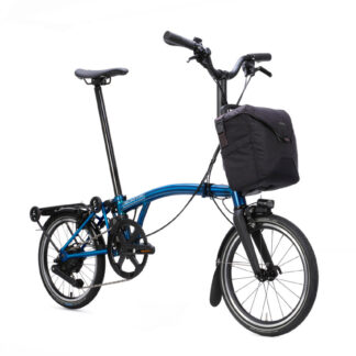 Brompton 2026 Electric P Line with SuperRoll+ - e-Motiq system - 4-speed Folding Bike Mid Handlebar - Extended Seatpost Pacific Lacquer