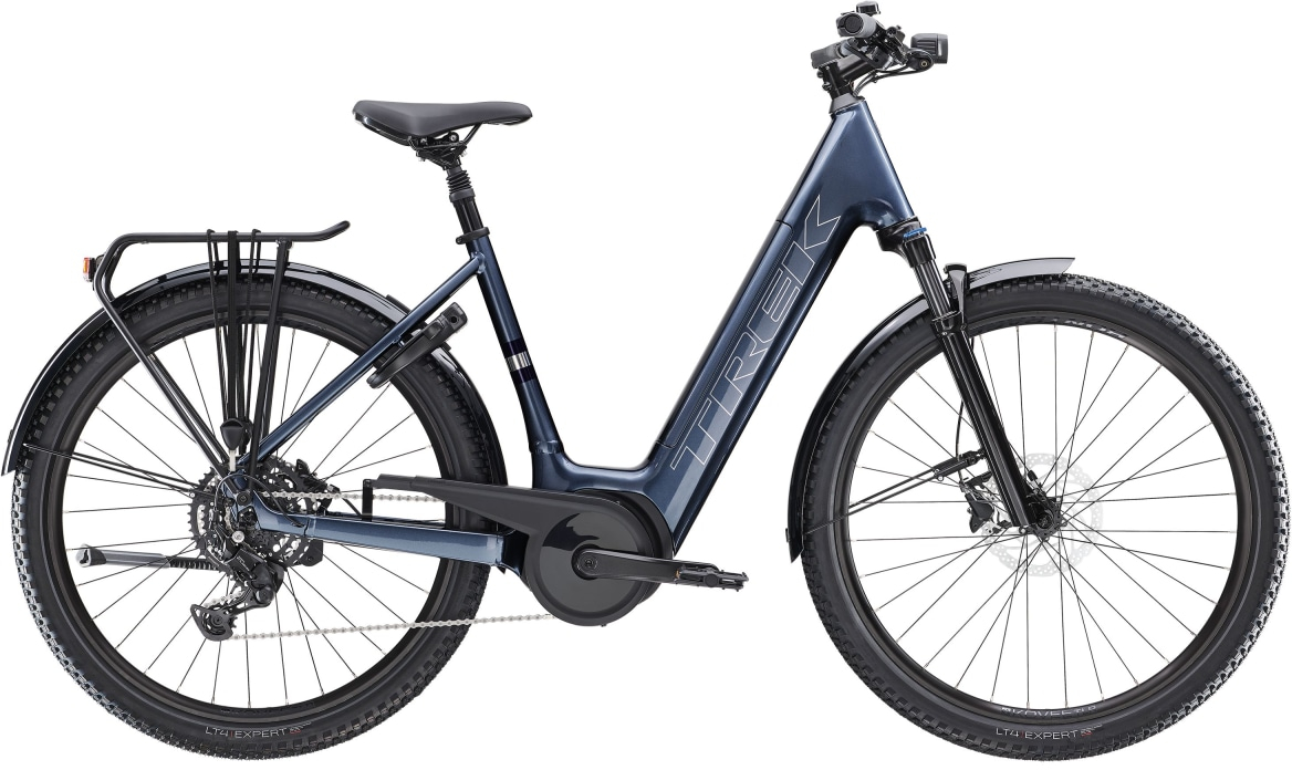 Trek 2026 Verve+ 4 Lowstep 800Wh Electric Bike XL GALACTIC GREY - Cycles UK