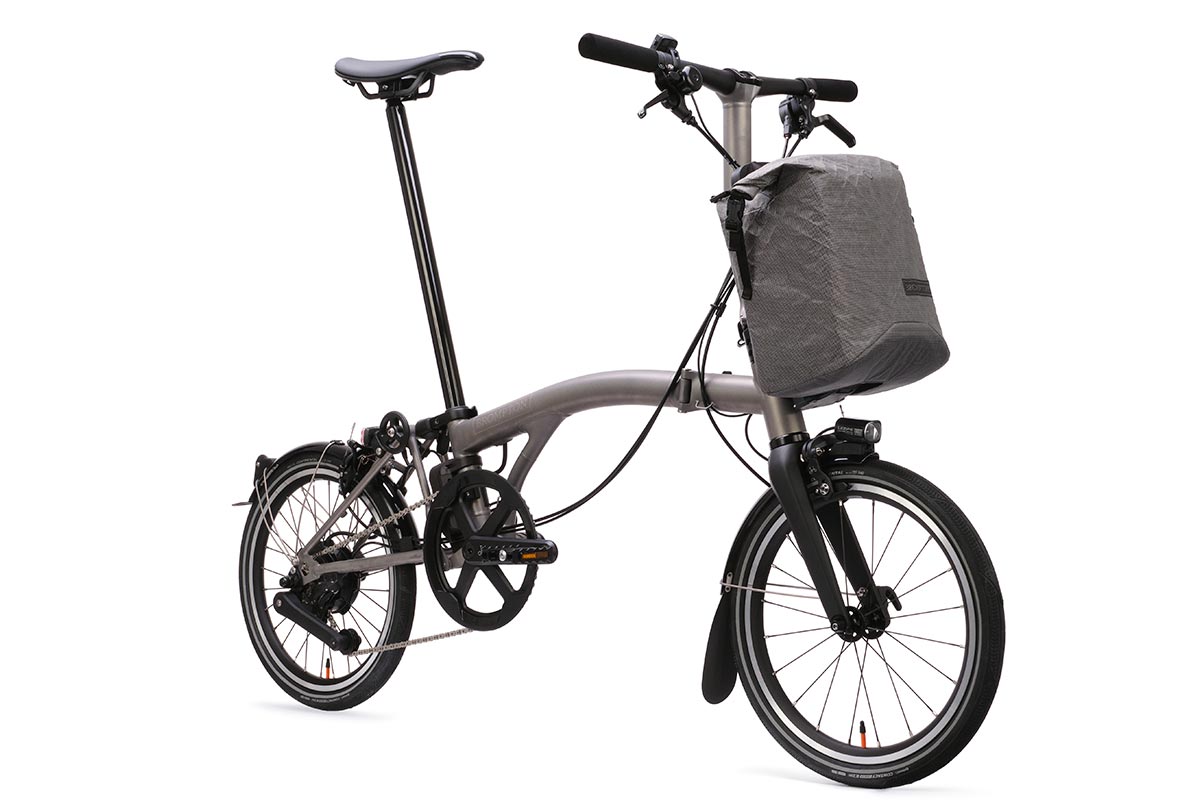 Brompton Electric T Line with Handlebar Control - 4-Speed Folding Bike