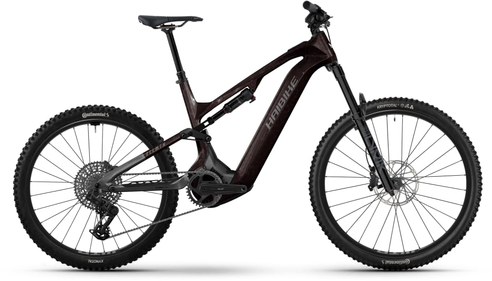 Haibike 2026 ALLMTN CF 9 Full Suspension Electric Mountain Bike XL Black - Cycles UK