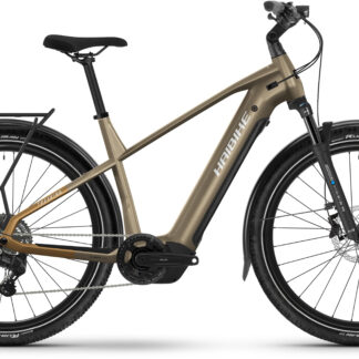 Haibike Trekking 6.5 Crossbar Electric Trekking Bike XL / 55CM toffee/sand/silver - gloss - Cycles UK
