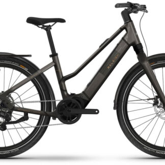 Raleigh Hockley Mid-Step Electric Hybrid Bike XL / 48CM Black Flat Gloss - Cycles UK