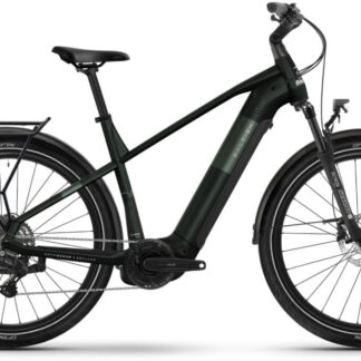 Raleigh Novus Plus Derailleur Gear Crossbar Electric Bike M Nightlife Fern Gloss - Cycles UK