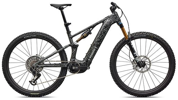 Specialized 2026 S-Works Turbo Levo R Full Suspension Electric Mountain Bike S6 - 29 GLOSS SHADOW SILVER BLENDED SPECKLE OVER CARBON / SILVER DUST - C