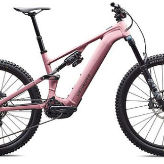 Specialized 2026 Turbo Levo 4 Comp Alloy Full Suspension Electric Mountain Bike S5 Satin Dusky Pink / Cypress Metallic - Cycles UK