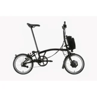 Brompton Electric C-Line Explore High Bar Electric Folding Bike 2022 Black