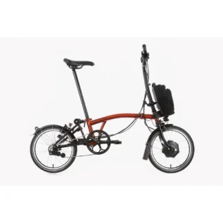 Brompton Electric C-Line Explore High Bar Flame Laquer