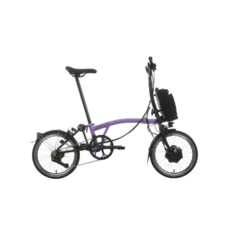 Brompton Electric C-Line Mid 12 speed Electric Folding Bike 2024 Pop Lilac