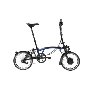 Brompton M6LU Folding Electric Bike 2021 Blue Laquer