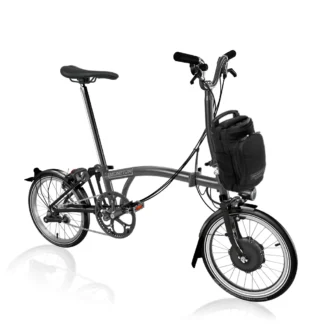 Brompton P-Line Urban Electric Mid Bar 2022 Midnight Black