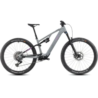 Cube AMS Hybrid One44 C:68X TM 400X Electric Bike 2024 Swamp Grey/Purple Flex