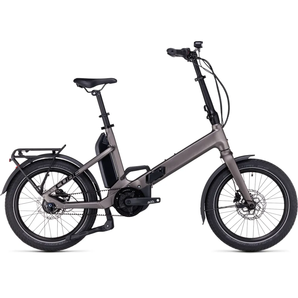 Cube Fold Hybrid 500 Electric Folding Bike 2024 Teak/Black