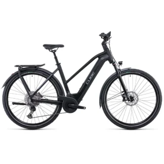 Cube Kathmandu Hybrid EXC 750 Trapeze Electric Bike Black/Silver 2022
