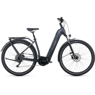 Cube Kathmandu Hybrid One 500 Easy Ease Electric Bike 2022 grey n teak