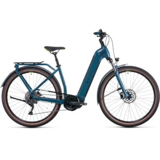 Cube Kathmandu Hybrid One 625 Easy Ease Electric Bike 2022 Teal/Lime