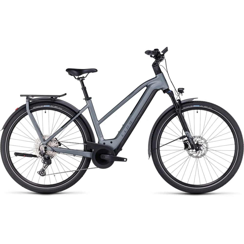 Cube Kathmandu Hybrid Pro 750 Trapeze Electric Bike 2024 Flash Grey/Black