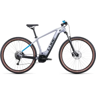 Cube Reaction Hybrid Performance 625 Electric Bike 2022 Silver/Blue