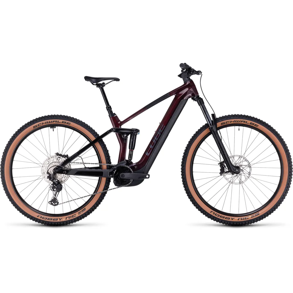 Cube Stereo Hybrid 140 HPC Race 750 Electric Bike 2024 Liquid Red/Black