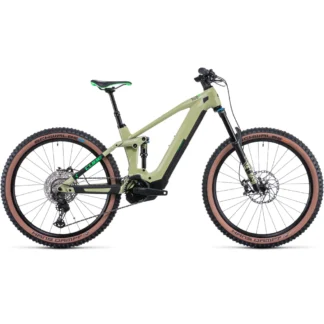 Cube Stereo Hybrid 140 HPC SL 625 Electric Mountain Bike 2022 Green