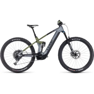 Cube Stereo Hybrid 140 HPC Tm 750 Electric Bike 2024 Flash Grey/Olive