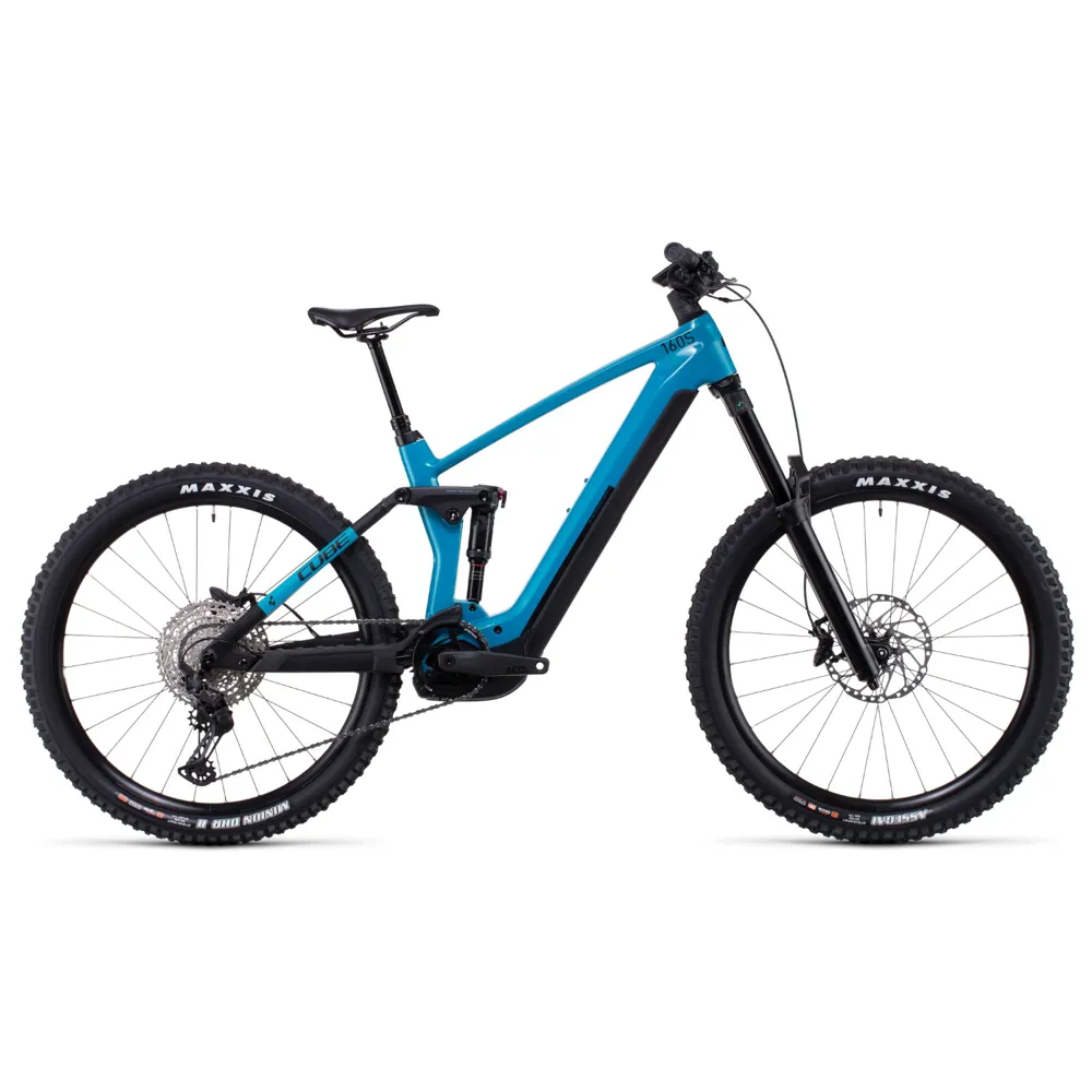 Cube Stereo Hybrid 160 HPC SL 750 27.5 Electric Mountain Bike 2022 Aquamarine/Black