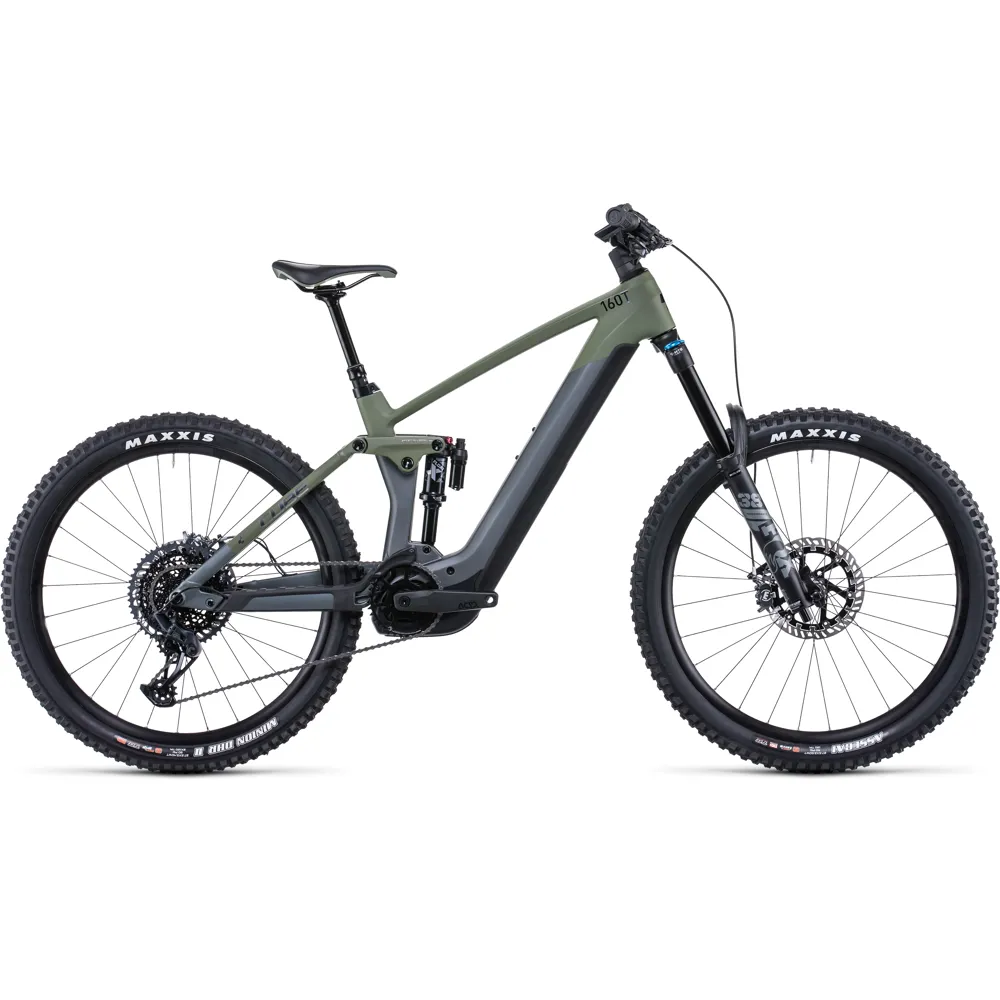 Cube Stereo Hybrid 160 HPC TM 625 Electric Mountain Bike 2022 Grey