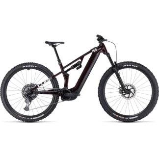 Cube Stereo Hybrid One55 SLX 750 Electric Bike 2024 Liquid Red/Carbon