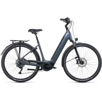 Cube Supreme Sport Hybrid Pro 500 Easy Entry Electric Bike 2022 Grey