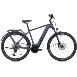 Cube Touring Hybrid EXC 500 Electric Bike 2022 Grey Red