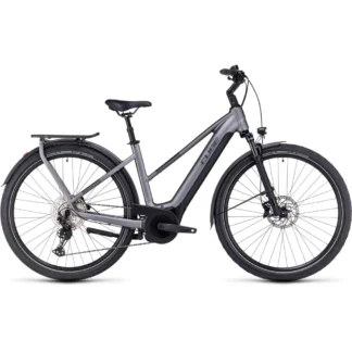 Cube Touring Hybrid EXC 625 Trapeze Electric Bike Grey/Metal