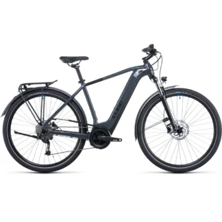 Cube Touring Hybrid One 400 Electric Bike 2022 Grey/Blue