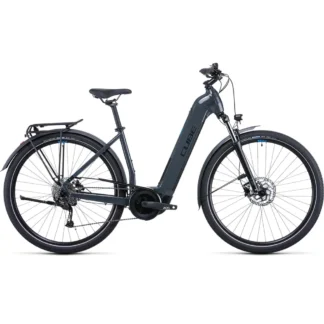 Cube Touring Hybrid One 500 Easy Entry Electric Bike 2022 Grey/Blue