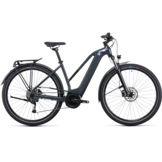 Cube Touring Hybrid One 500 TRP Electric Bike 2022 Grey/Blue