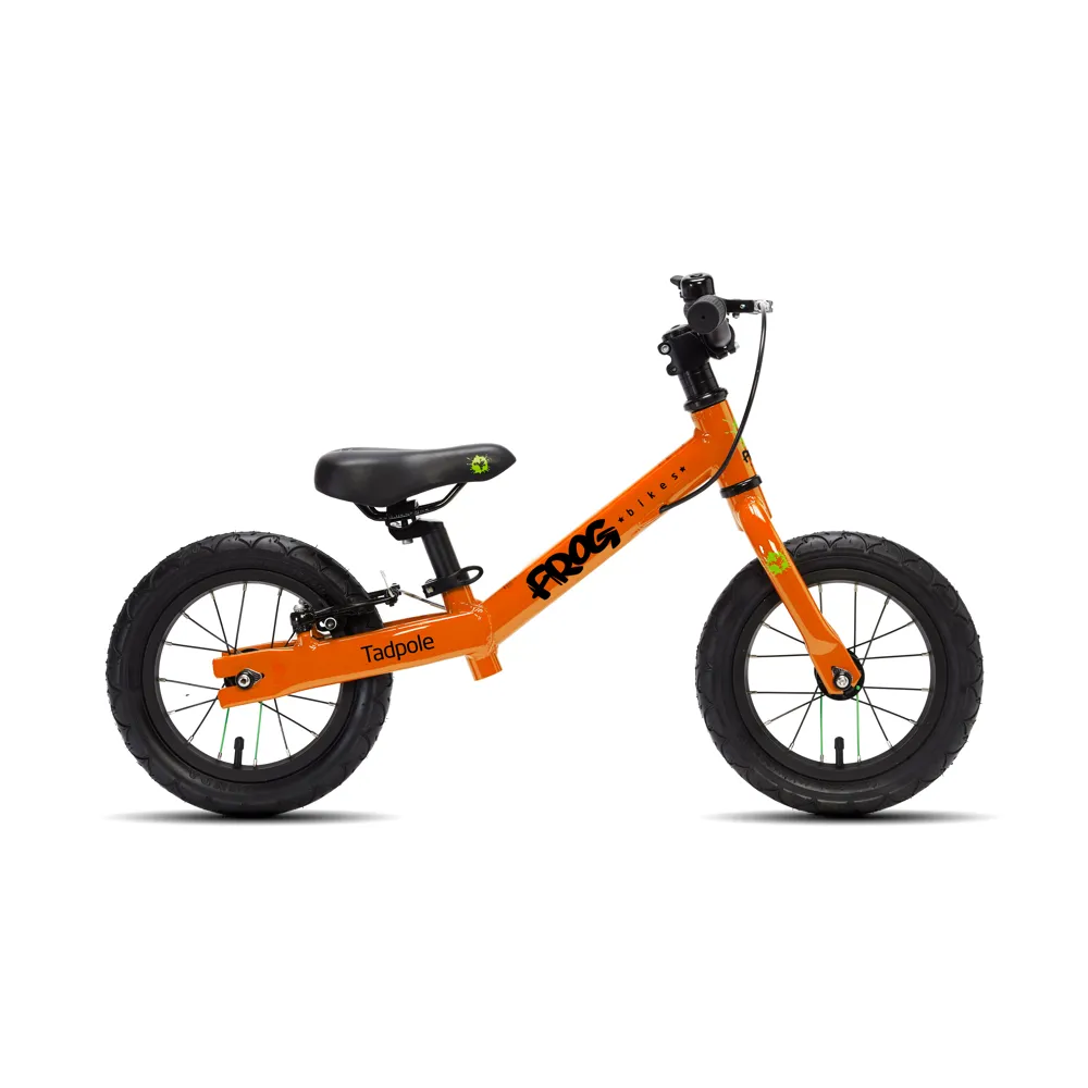 Frog Tadpole 12inch Kids Balance Bike Orange