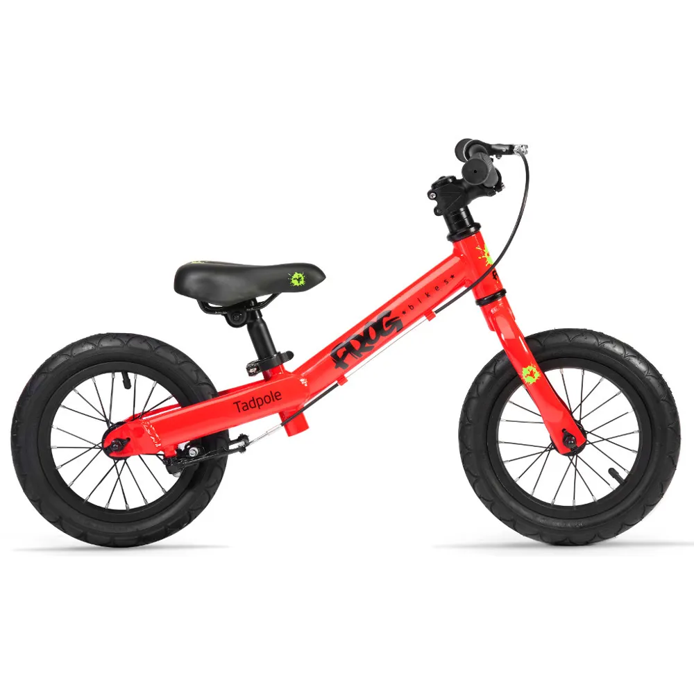 Frog Tadpole 12inch Kids Balance Bike Red