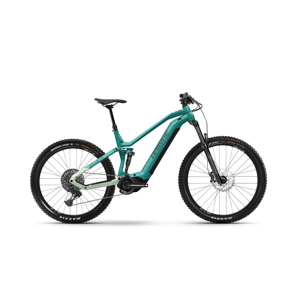 Haibike AllMtn 2 Electric Mountain Bike 2024 Aqua/Green/Black