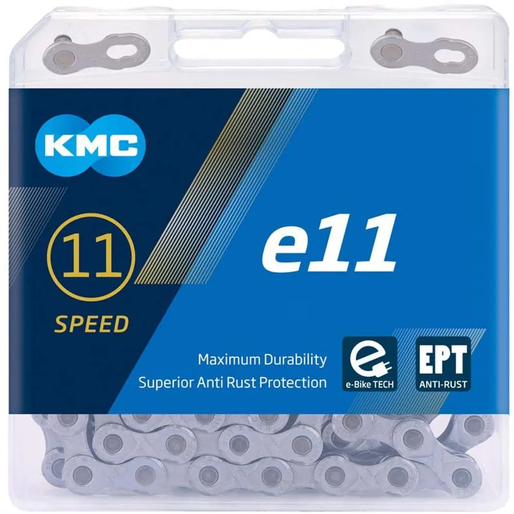KMC E11 EPT eBike 11 Speed Chain 136 Links Silver