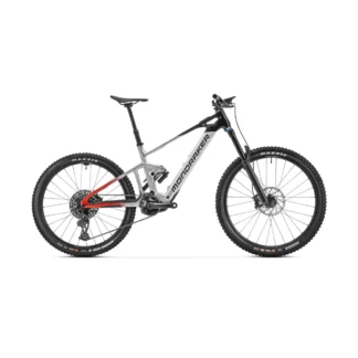 Mondraker Dune R Electric Bike 2024 Silver/Black/Flame Red