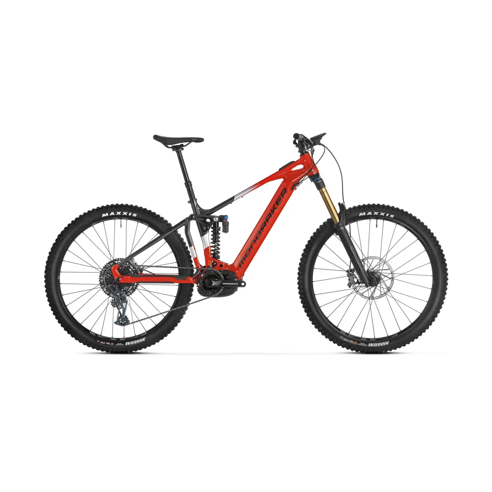 Mondraker Level RR Electric Bike 2024 Red/Grey/Silver