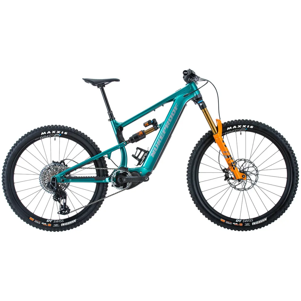 Nukeproof Megawatt 297 Factory Alloy Electric Mountain Bike 2023 Petrol Green