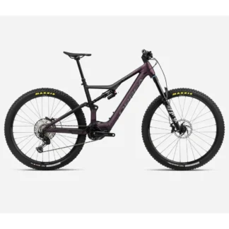 Orbea Rise H10 Electric Bike 2024 Metallic Mulberry/Black
