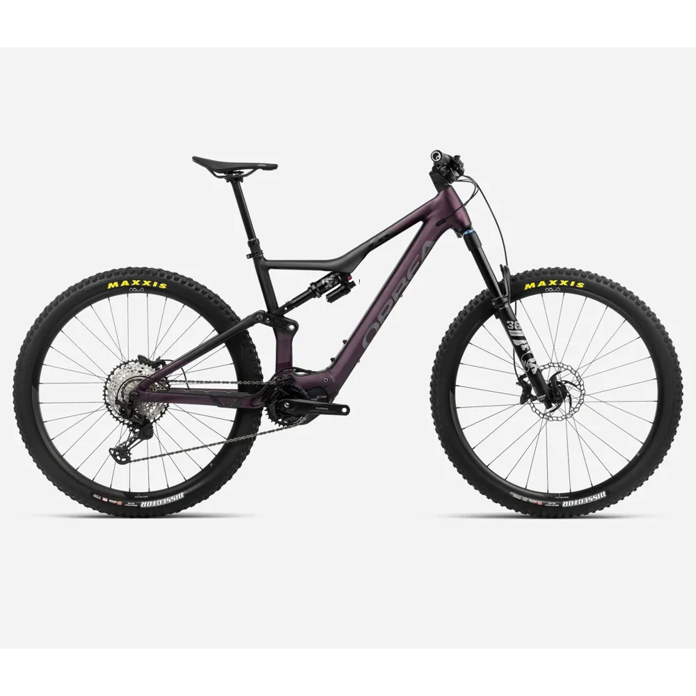 Orbea Rise H10 Electric Bike 2024 Metallic Mulberry/Black