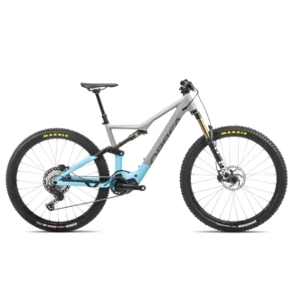 Orbea Rise H10 Electric Mountain Bike 2022 Mouse Grey/Sky Blue