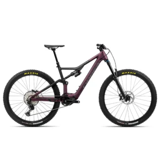 Orbea Rise H10 Electric Mountain Bike 2023 Metallic Mulberry/Black